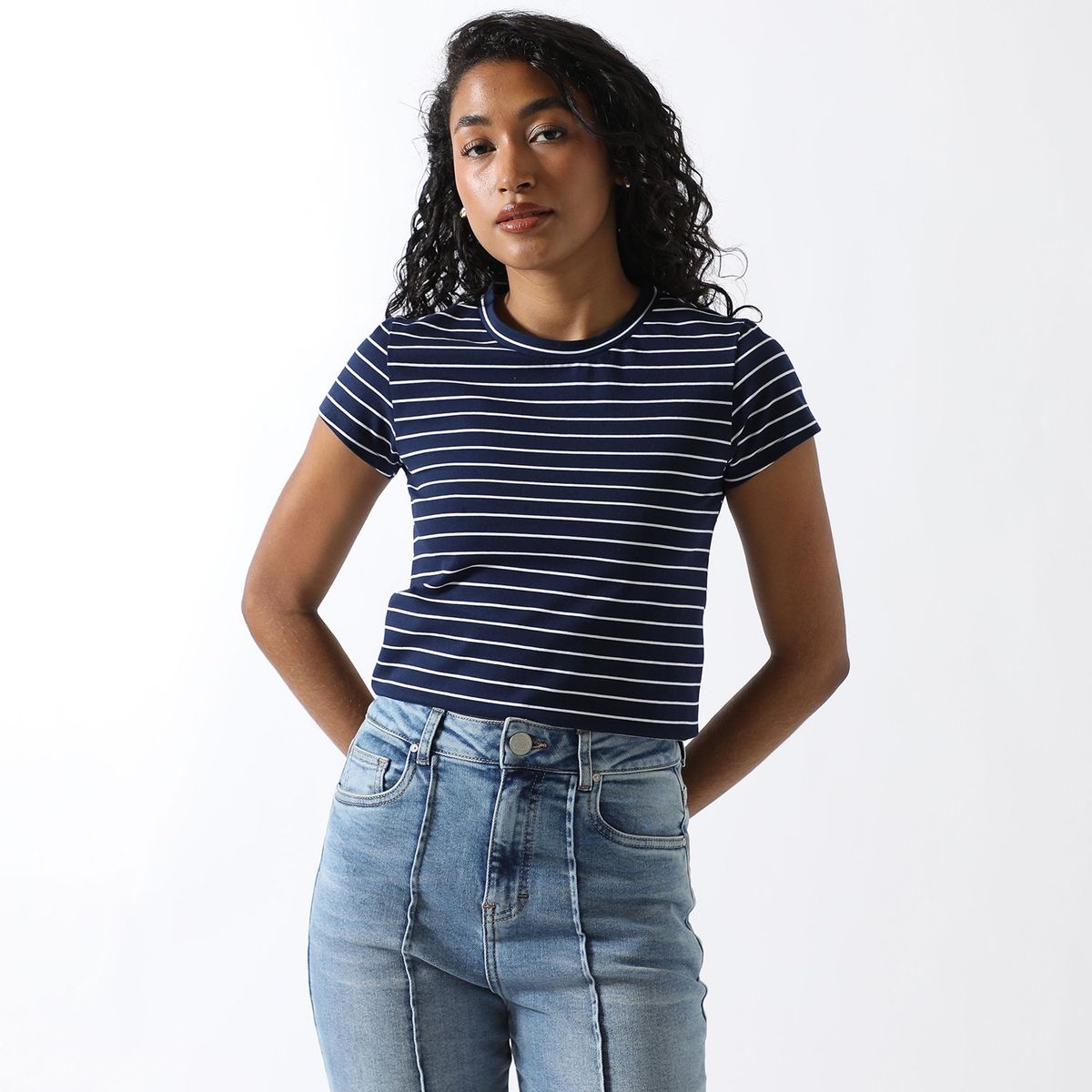 BASEMENT - Polo Manga Corta Algodón Mujer Basement