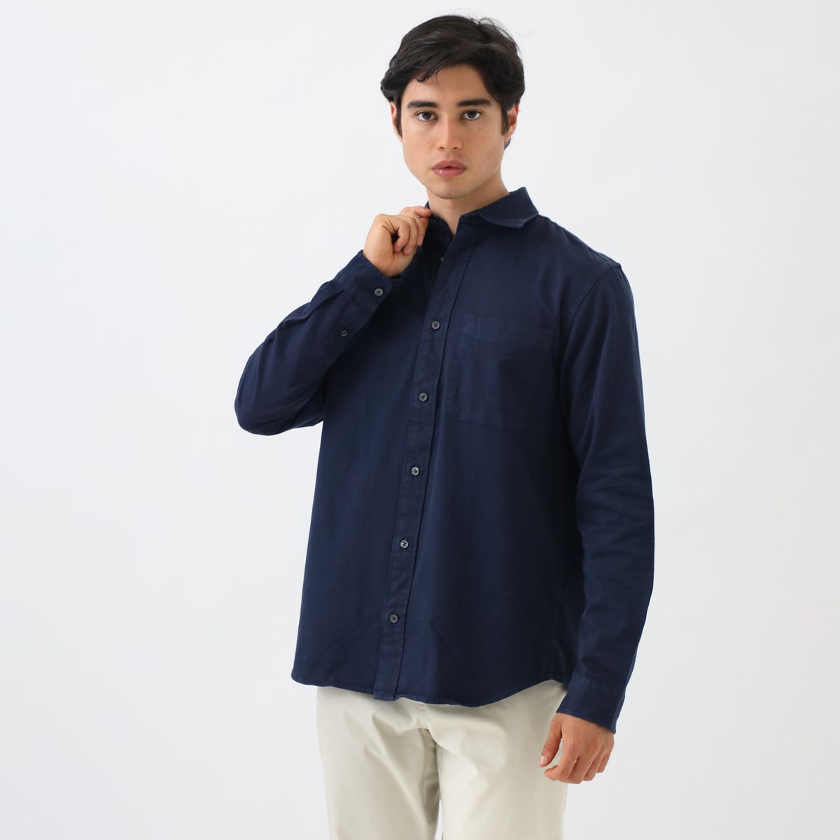 JACK&JONES - Camisa Manga Larga 100% Algodón Hombre Jack&jones