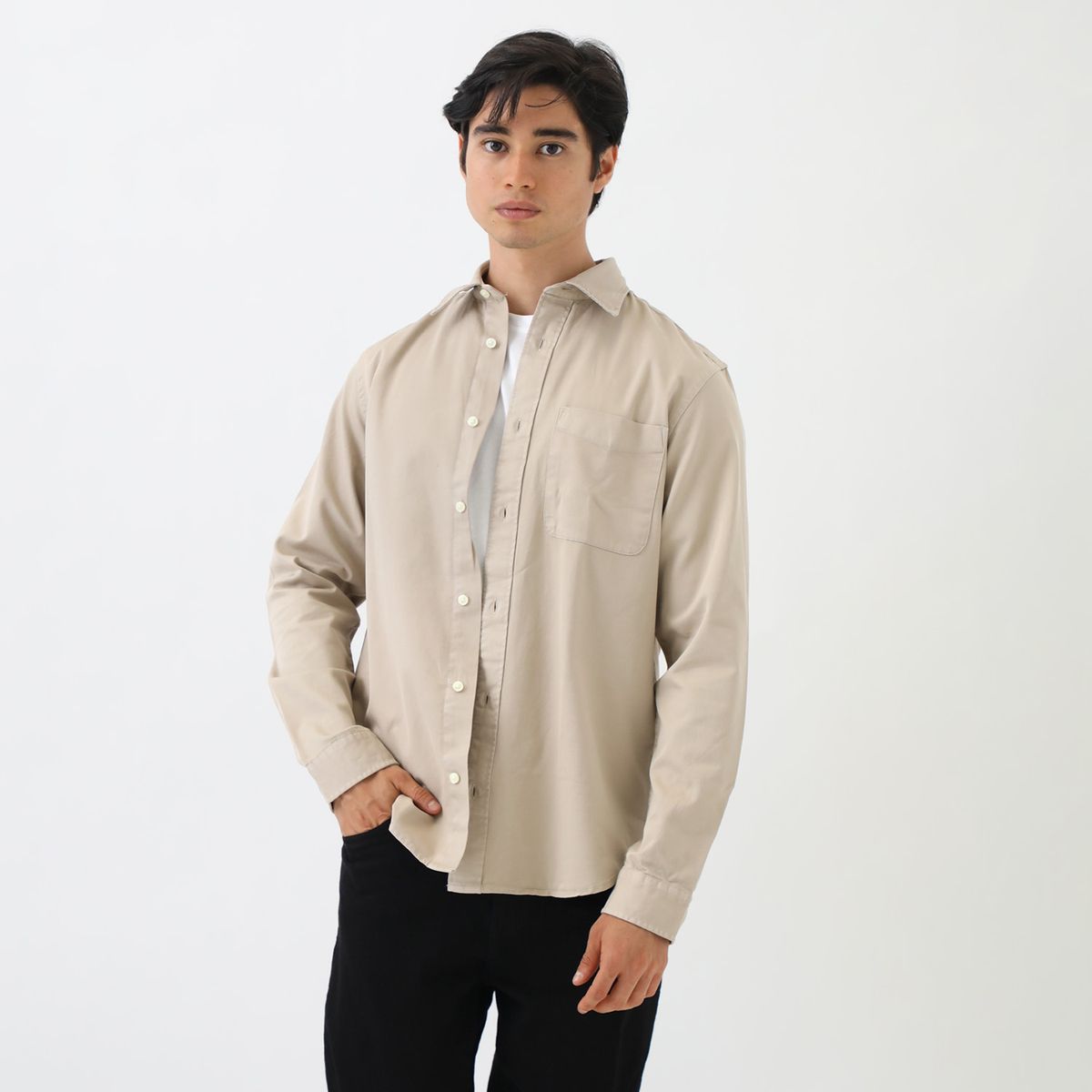 JACK&JONES - Camisa Manga Larga 100% Algodón Hombre Jack&jones