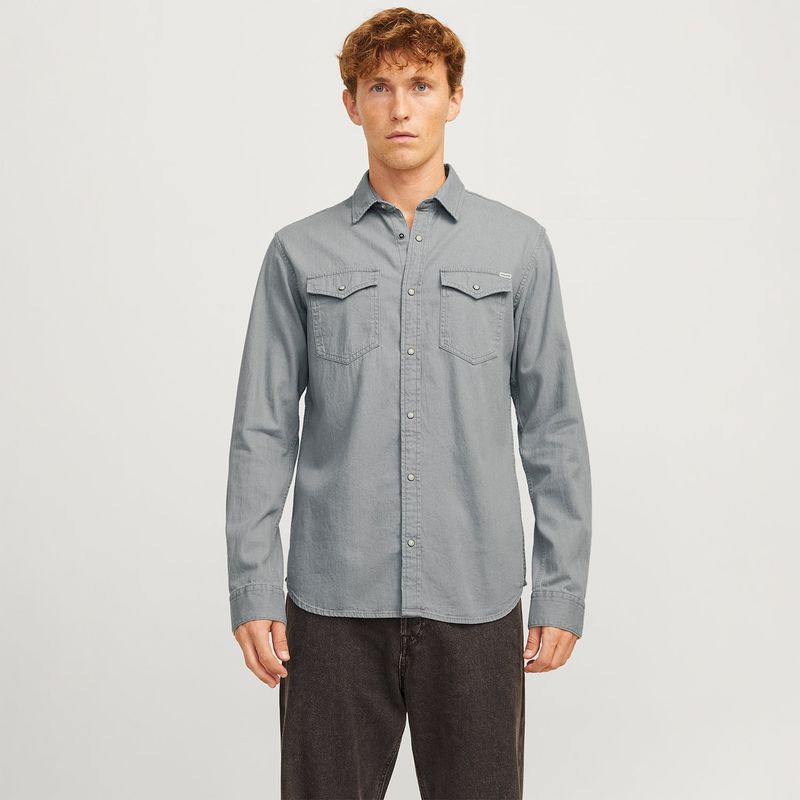 JACK&JONES - Camisa Manga Larga Algodón Hombre Jack&jones