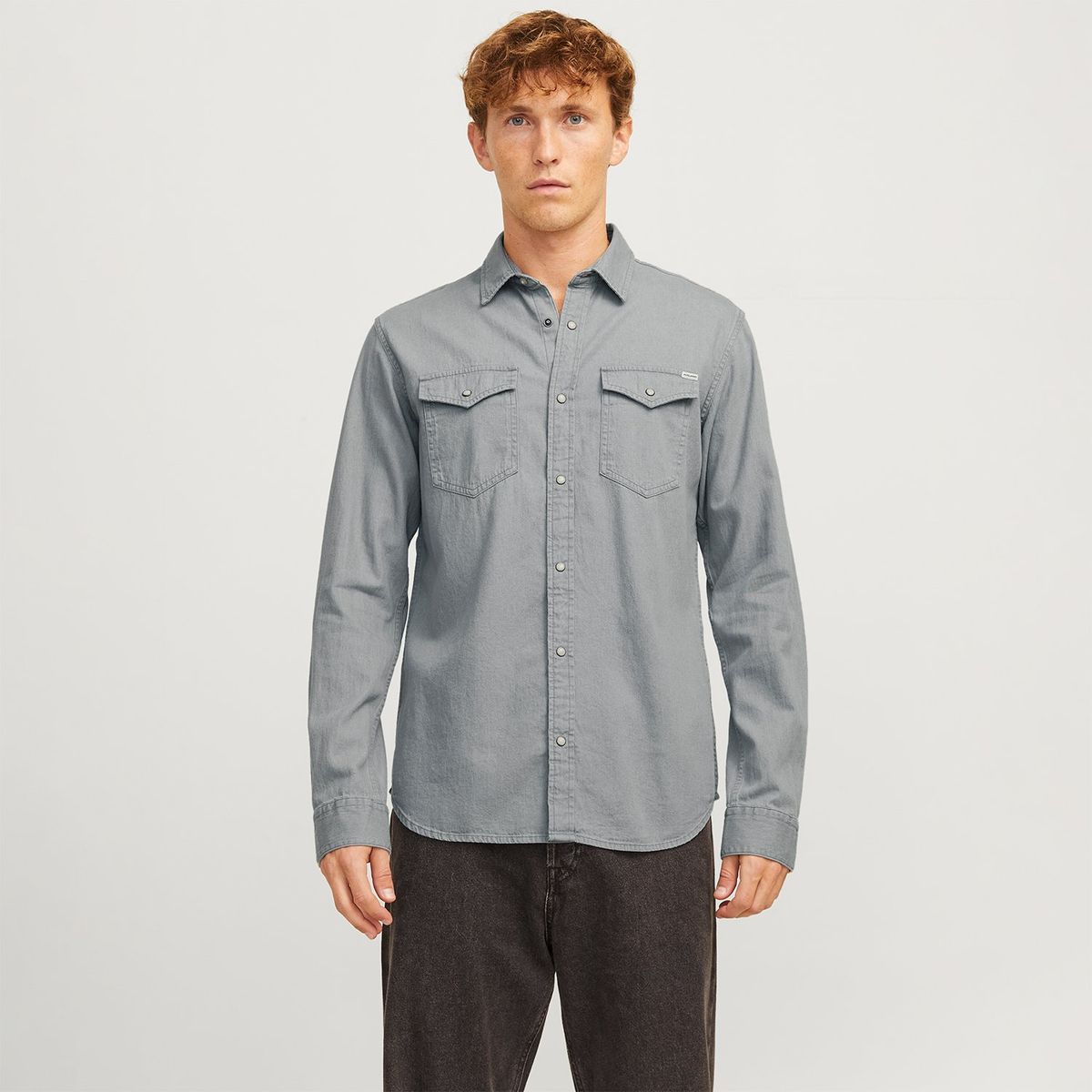JACK&JONES - Camisa Manga Larga Algodón Hombre Jack&jones