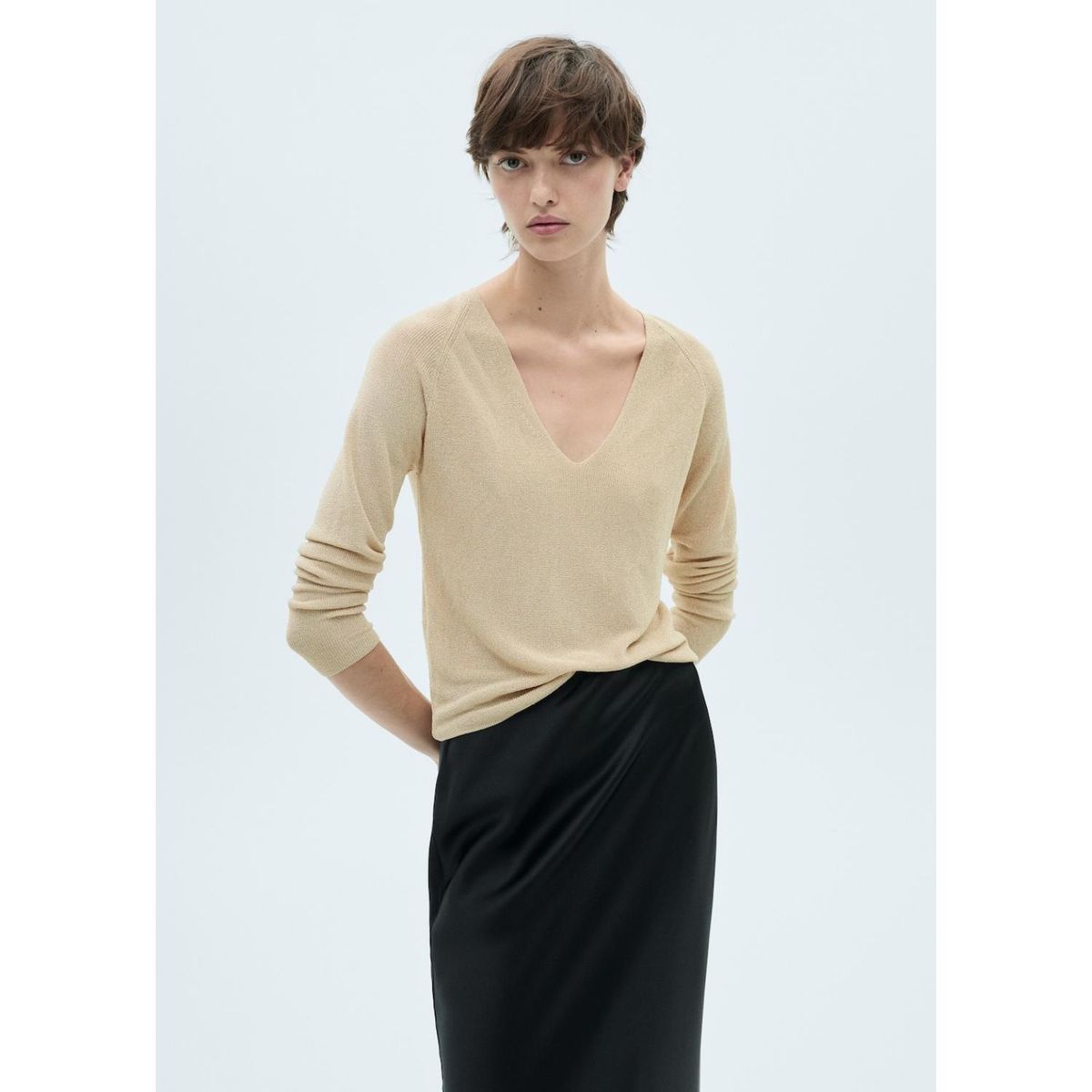 MANGO - Chompa Casual Mujer Mango