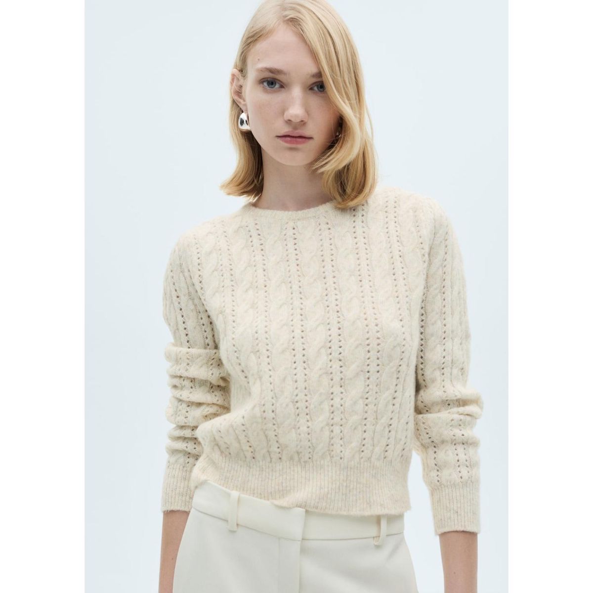 MANGO - Chompa Casual Mujer Mango