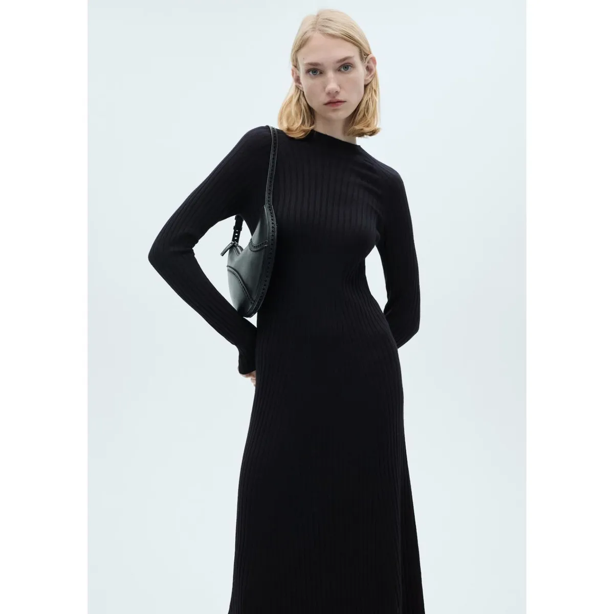 MANGO - Vestido Largo Casual Mujer Mango