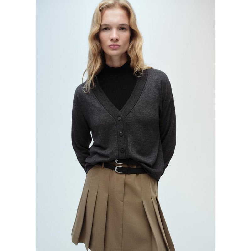 MANGO - Cárdigan Casual Mujer Mango