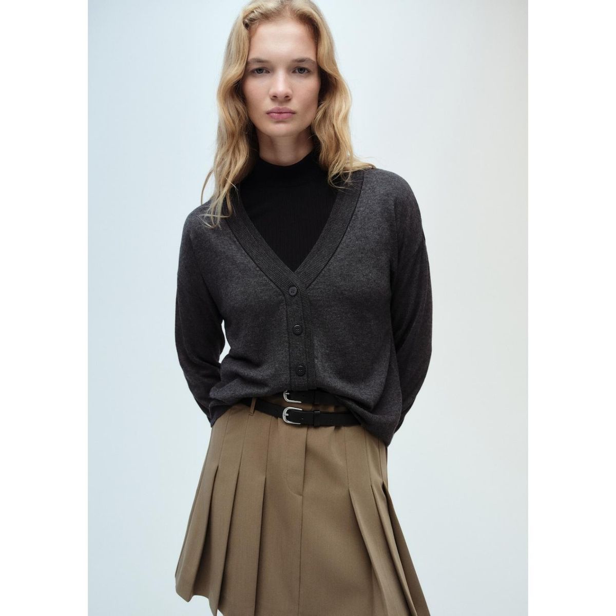 MANGO - Cárdigan Casual Mujer Mango