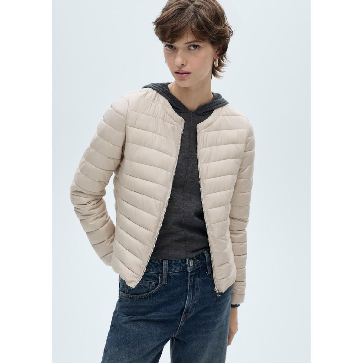 MANGO - Casaca Casual Mujer Mango