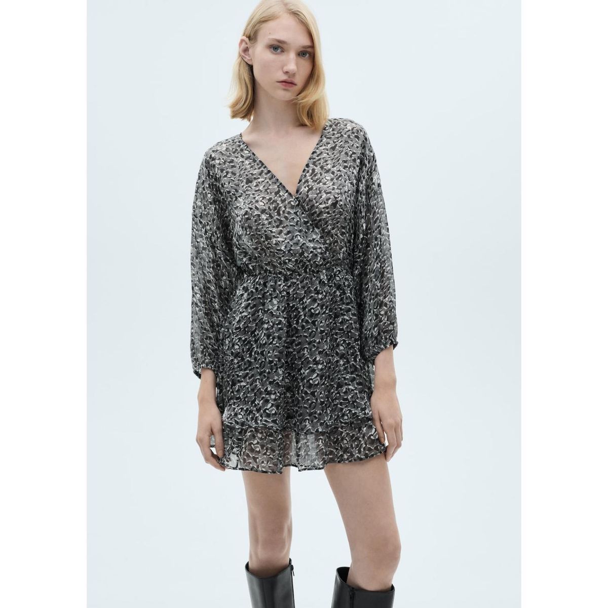 MANGO - Vestido Corto Casual Mujer Mango