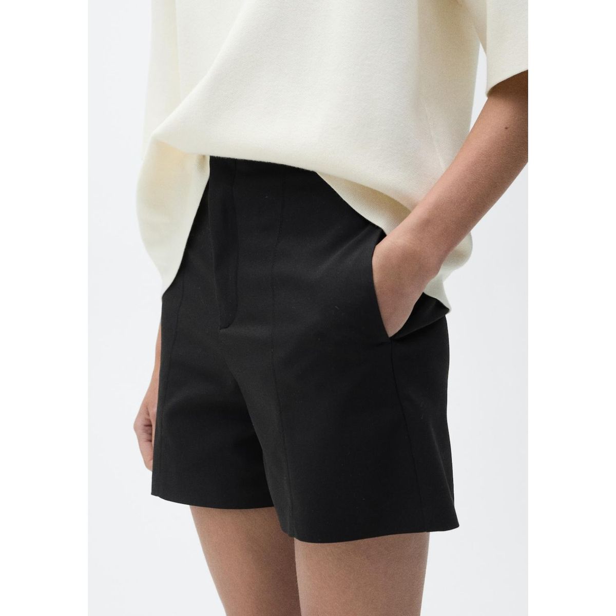 MANGO - Short Algodón Mujer Mango