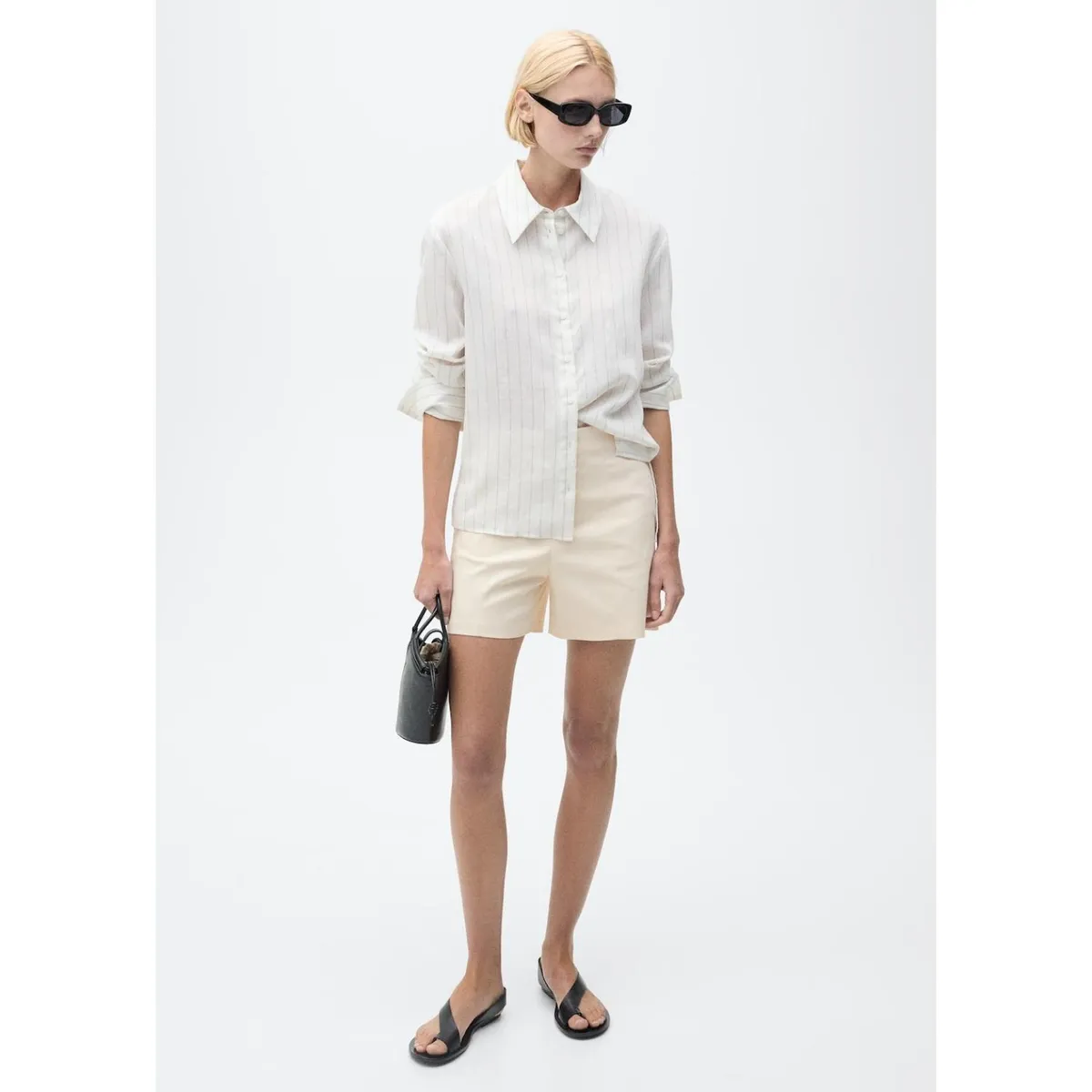 MANGO - Short Algodón Mujer Mango