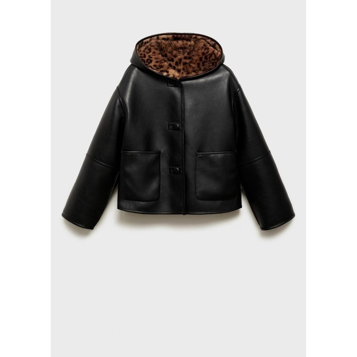 MANGO - Casaca Reversible Oversize Mujer Mango