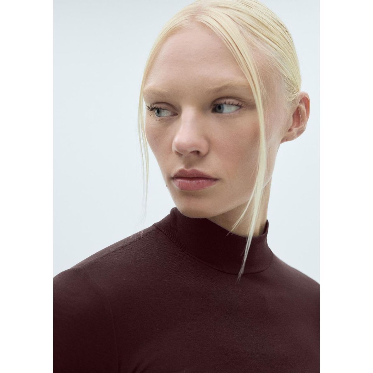 MANGO - Polo Manga Larga Casual Mujer Mango