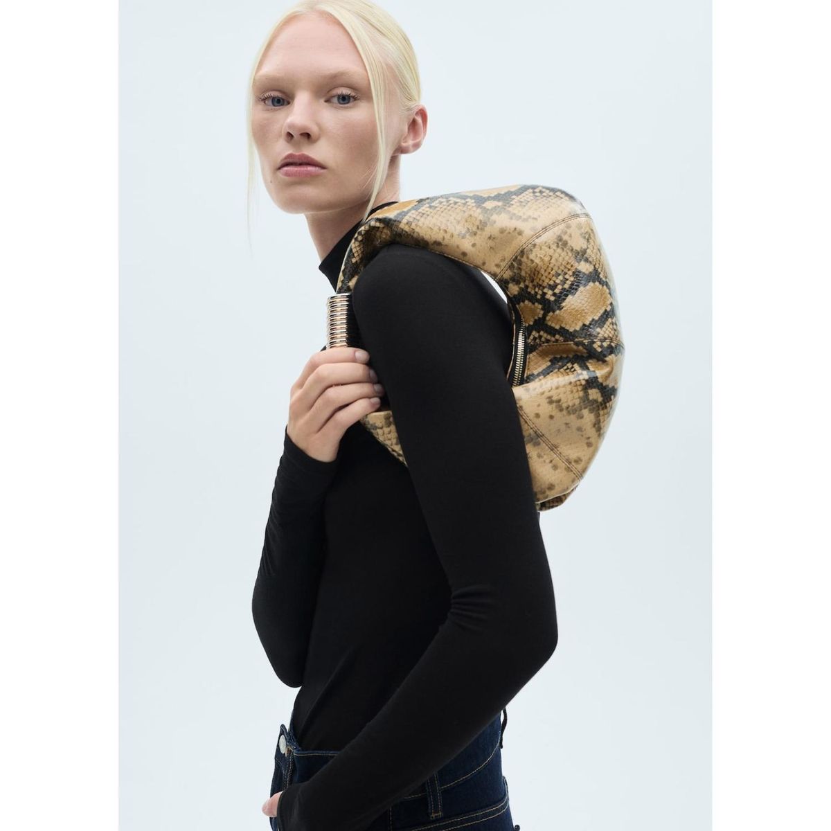 MANGO - Polo Manga Larga Casual Mujer Mango