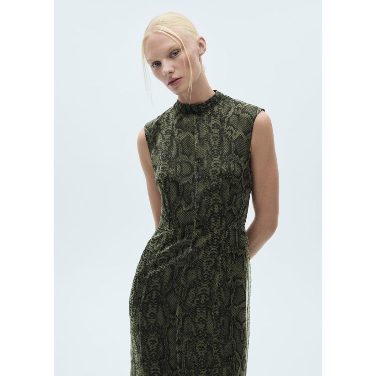 MANGO - Vestido Largo Casual Mujer Mango