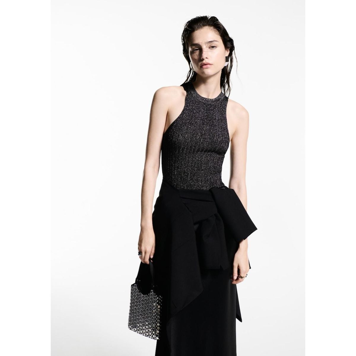 MANGO - Top Sin Mangas Casual Mujer Mango