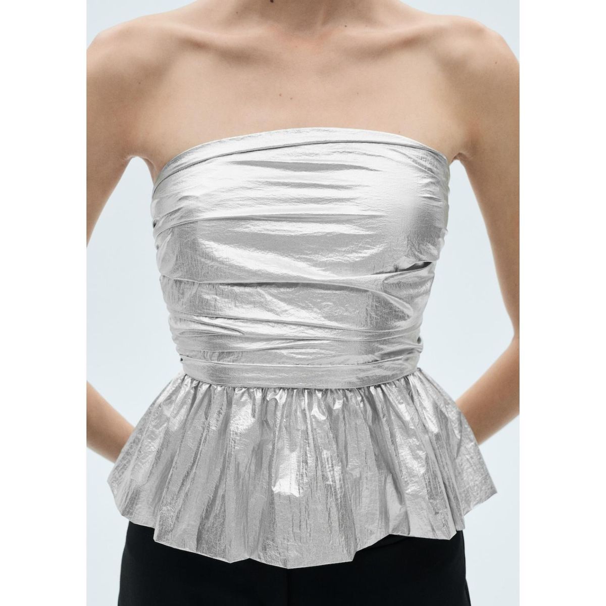 MANGO - Top Sin Mangas Casual Mujer Mango