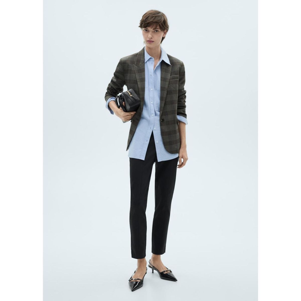 MANGO - Pantalón Straight Casual Mujer Mango