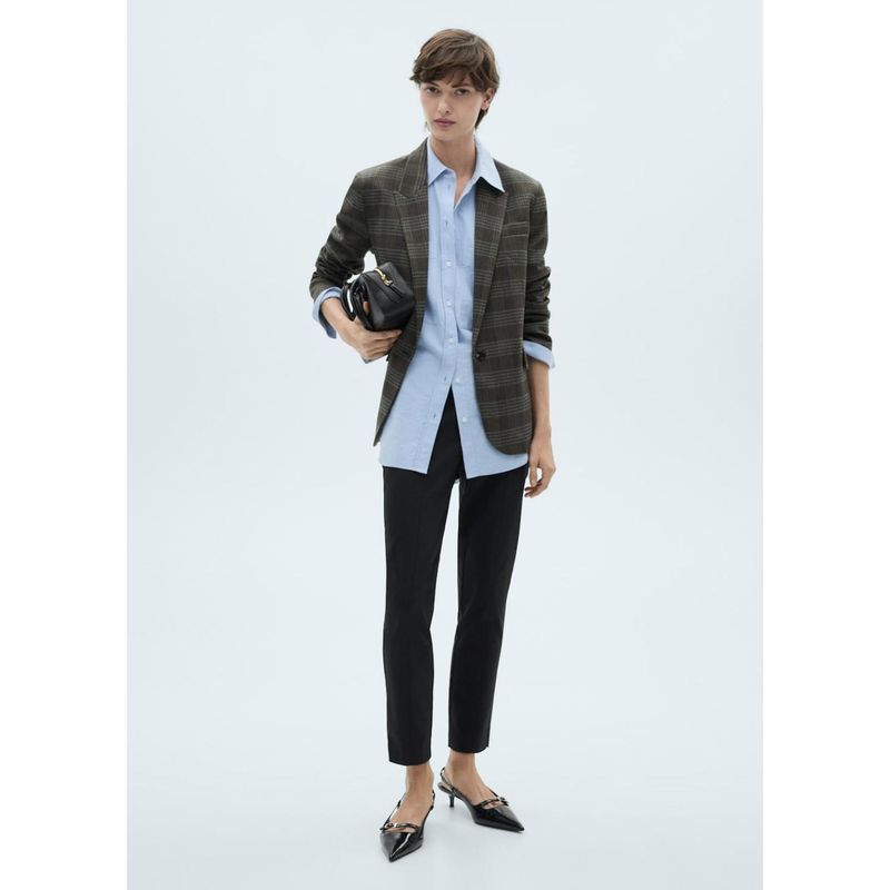 MANGO - Pantalón Straight Casual Mujer Mango