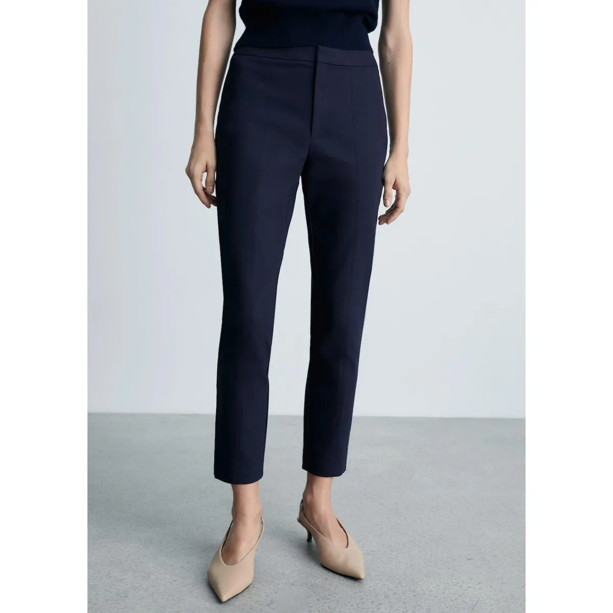 MANGO - Pantalón Straight Casual Mujer Mango