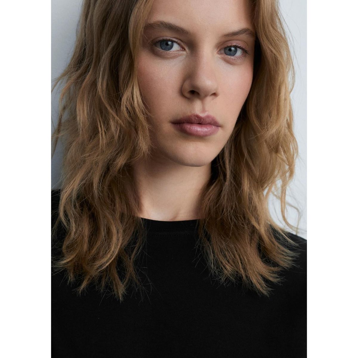 MANGO - Polo Manga Larga 100% Algodón Mujer Mango