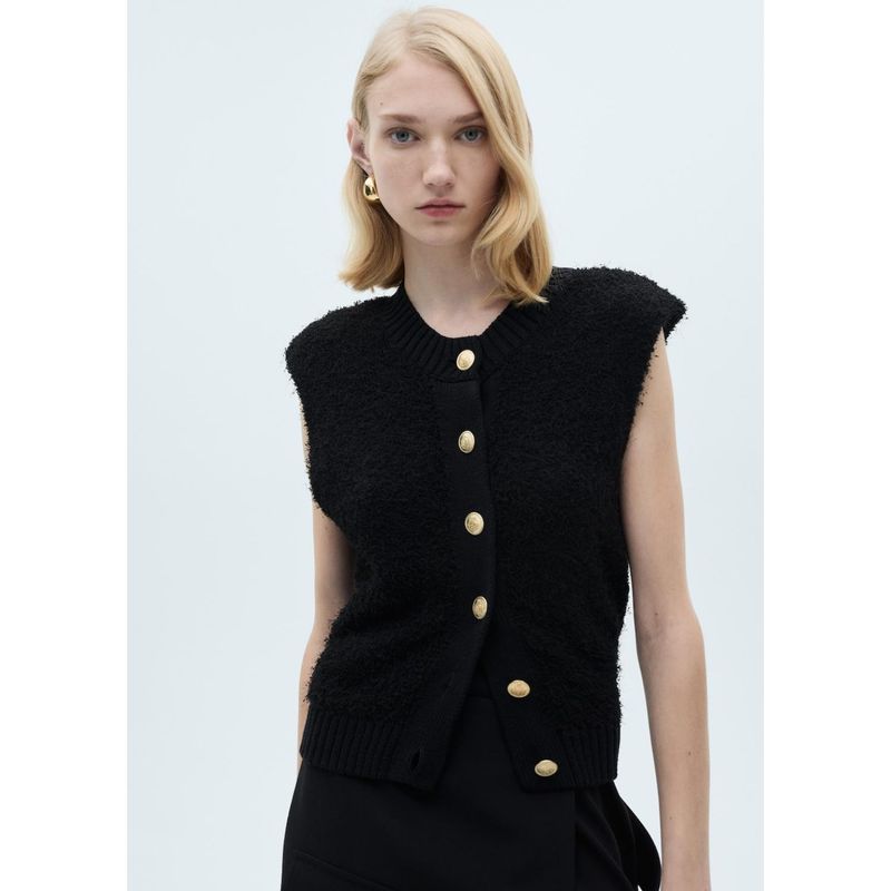 MANGO - Chaleco Casual Mujer Mango