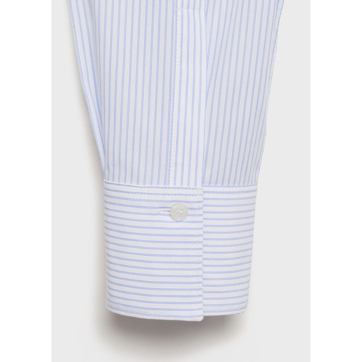 MANGO - Camisa Manga Larga Algodón Mujer Mango