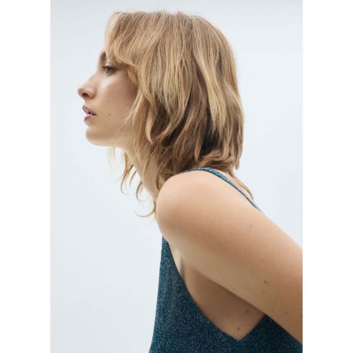 MANGO - Top Sin Mangas Casual Mujer Mango