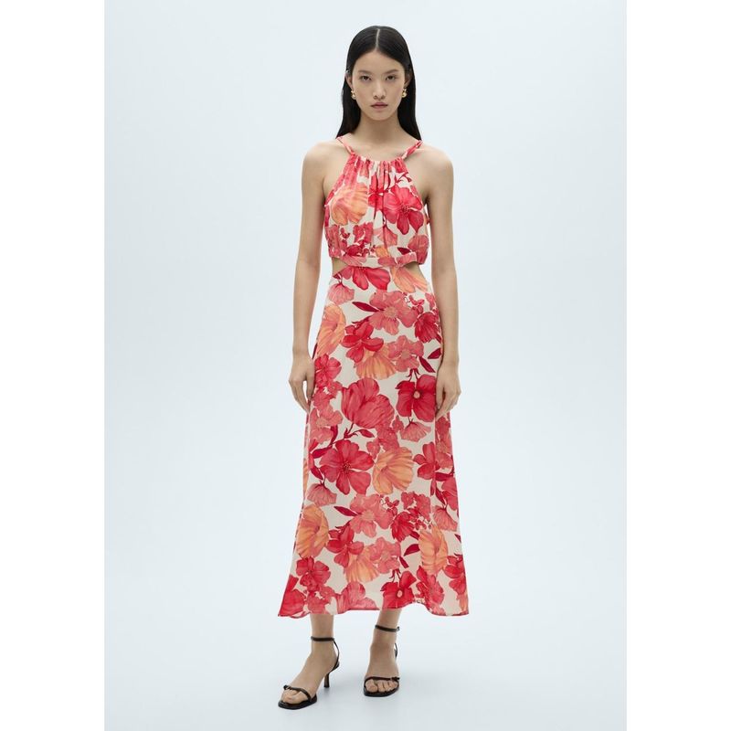 MANGO - Vestido Largo Casual Mujer Mango