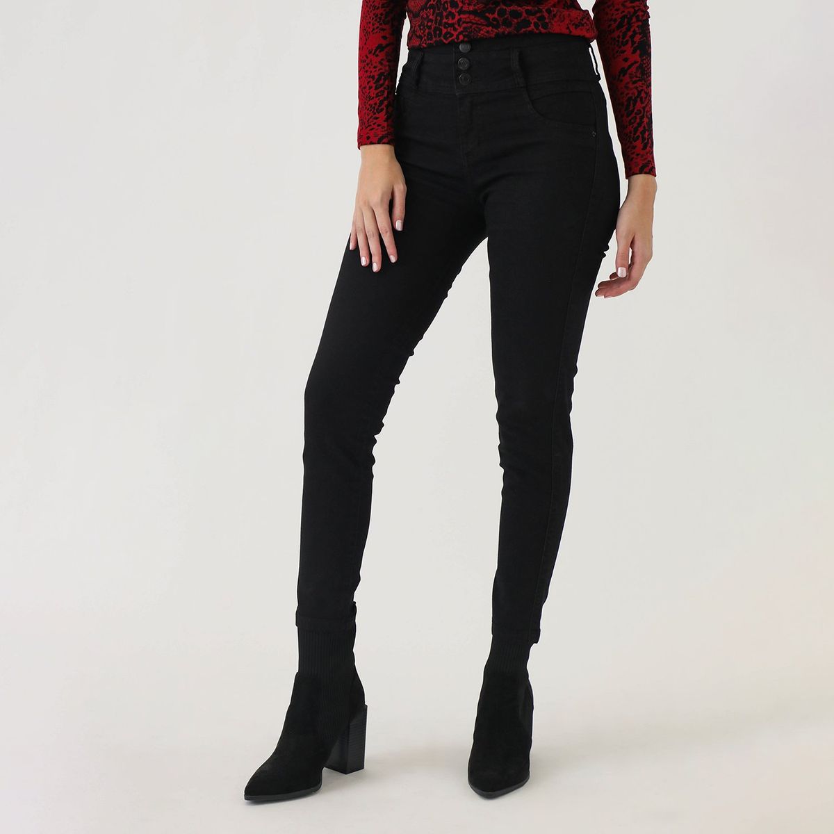 MOSSIMO - Jean Skinny Tiro Alto Mujer Mossimo