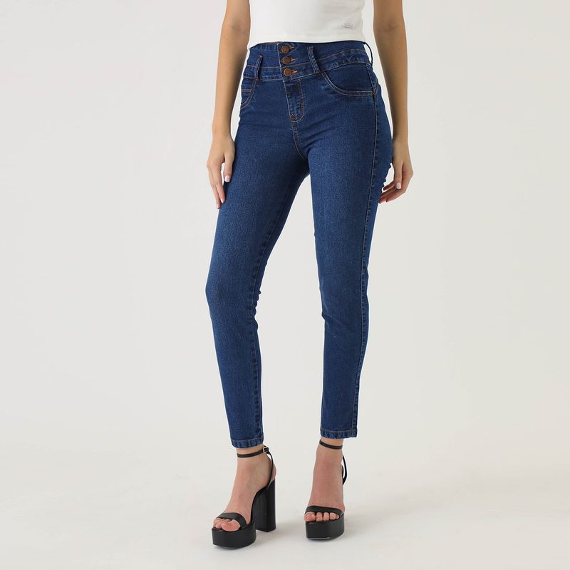 MOSSIMO - Jean Skinny Tiro Alto Mujer Mossimo