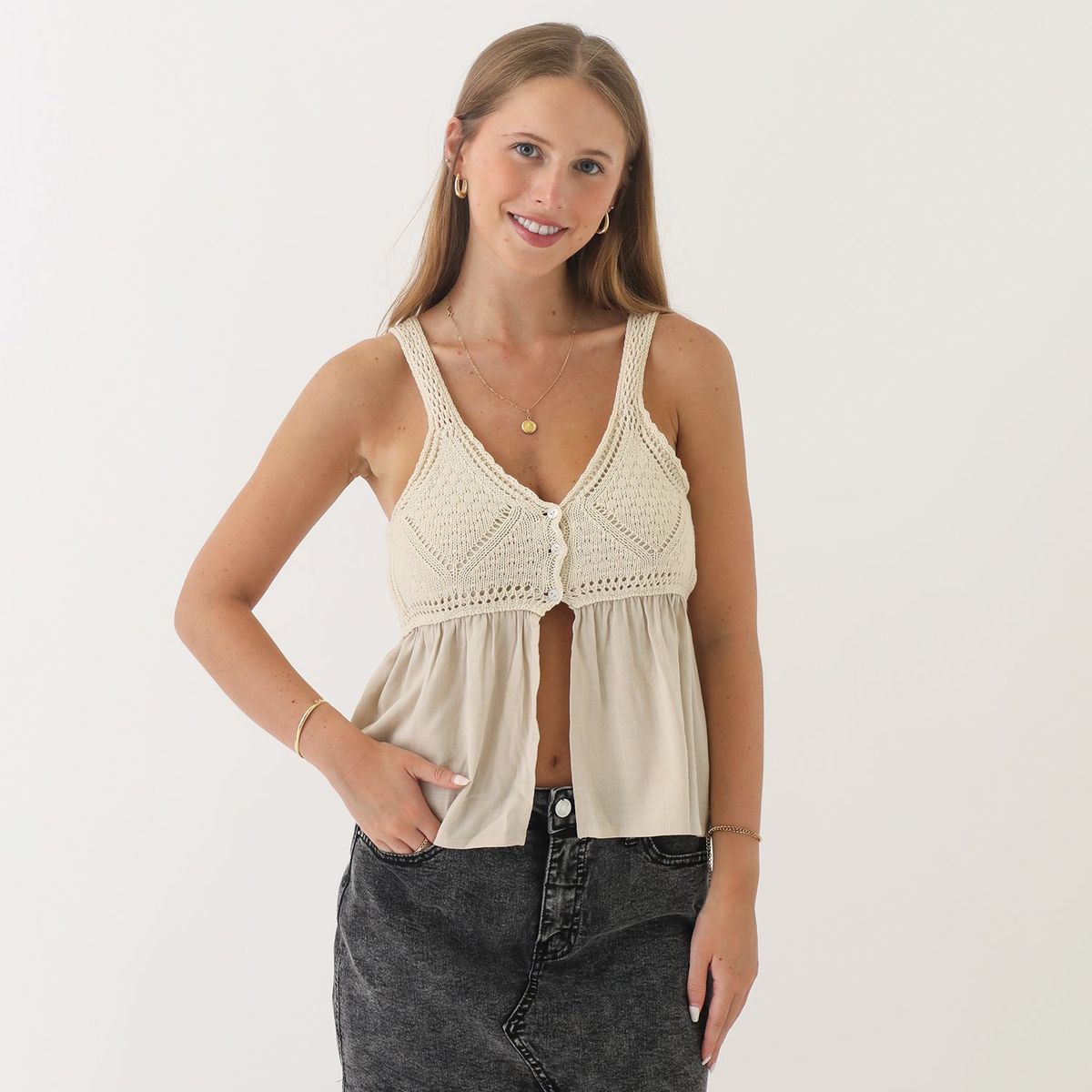 DOO AUSTRALIA - Blusa Sin Mangas Casual Mujer Doo Australia