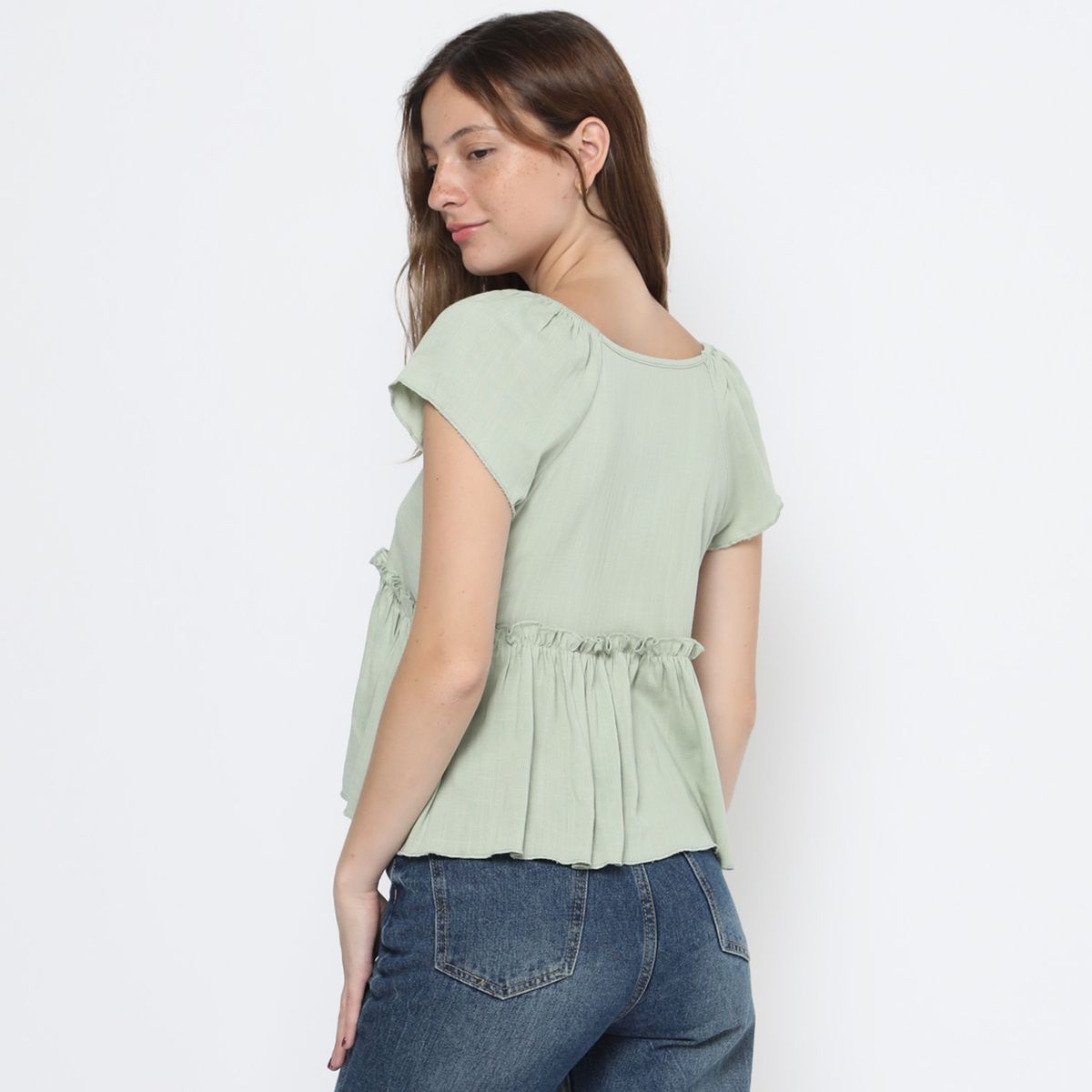 DOO AUSTRALIA - Blusa Manga Corta Casual Mujer Doo Australia