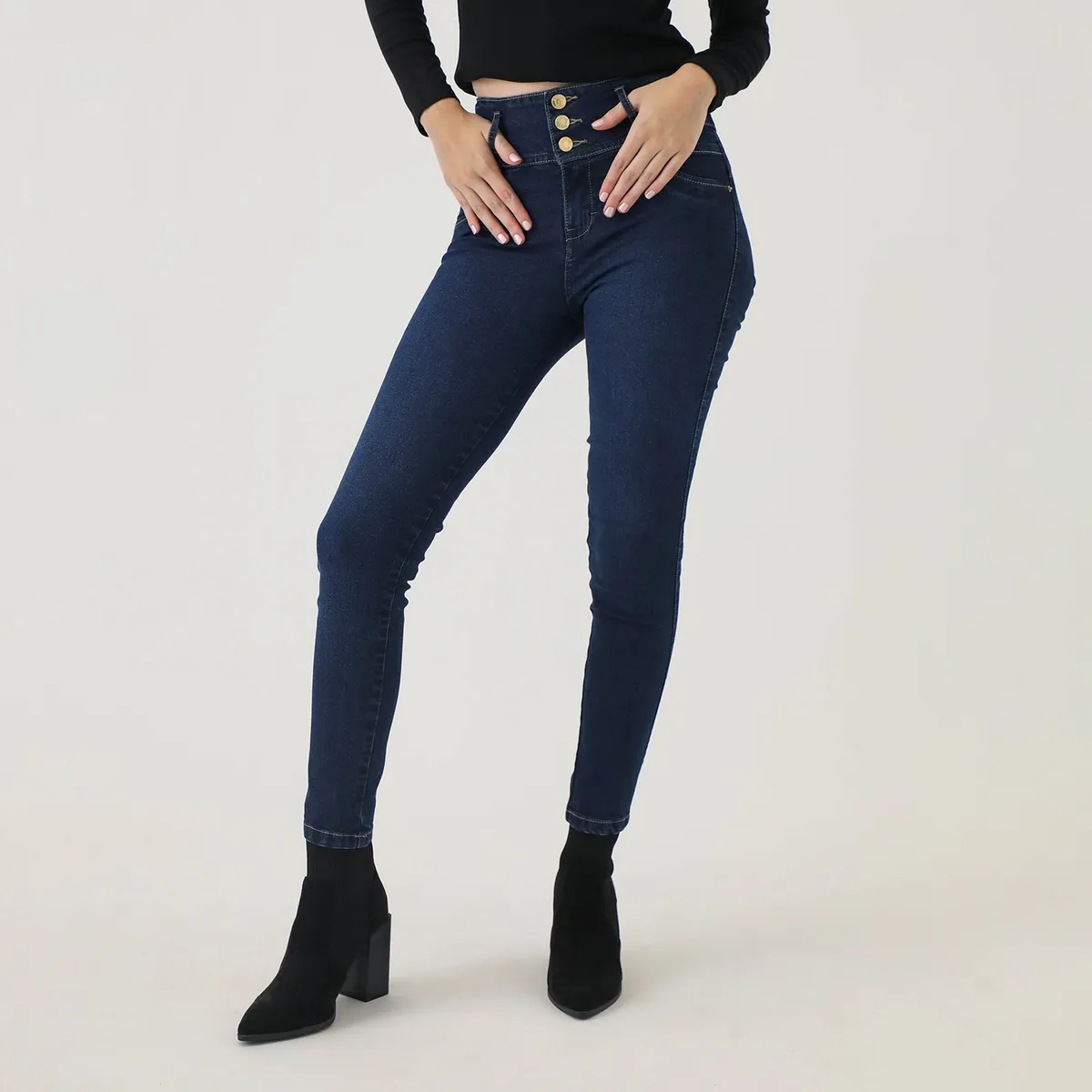 MOSSIMO - Jean Skinny Tiro Alto Mujer Mossimo