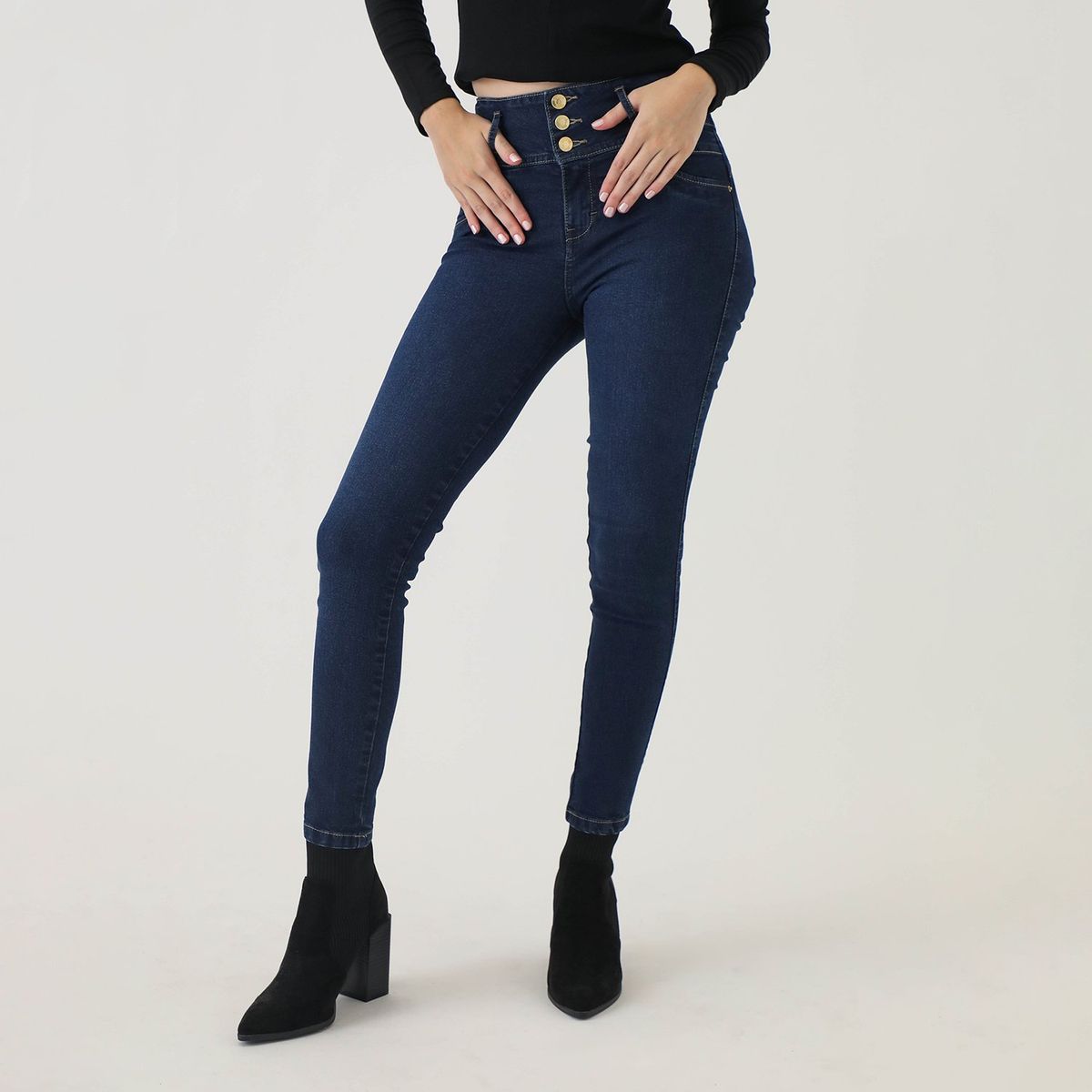 MOSSIMO - Jean Skinny Tiro Alto Mujer Mossimo
