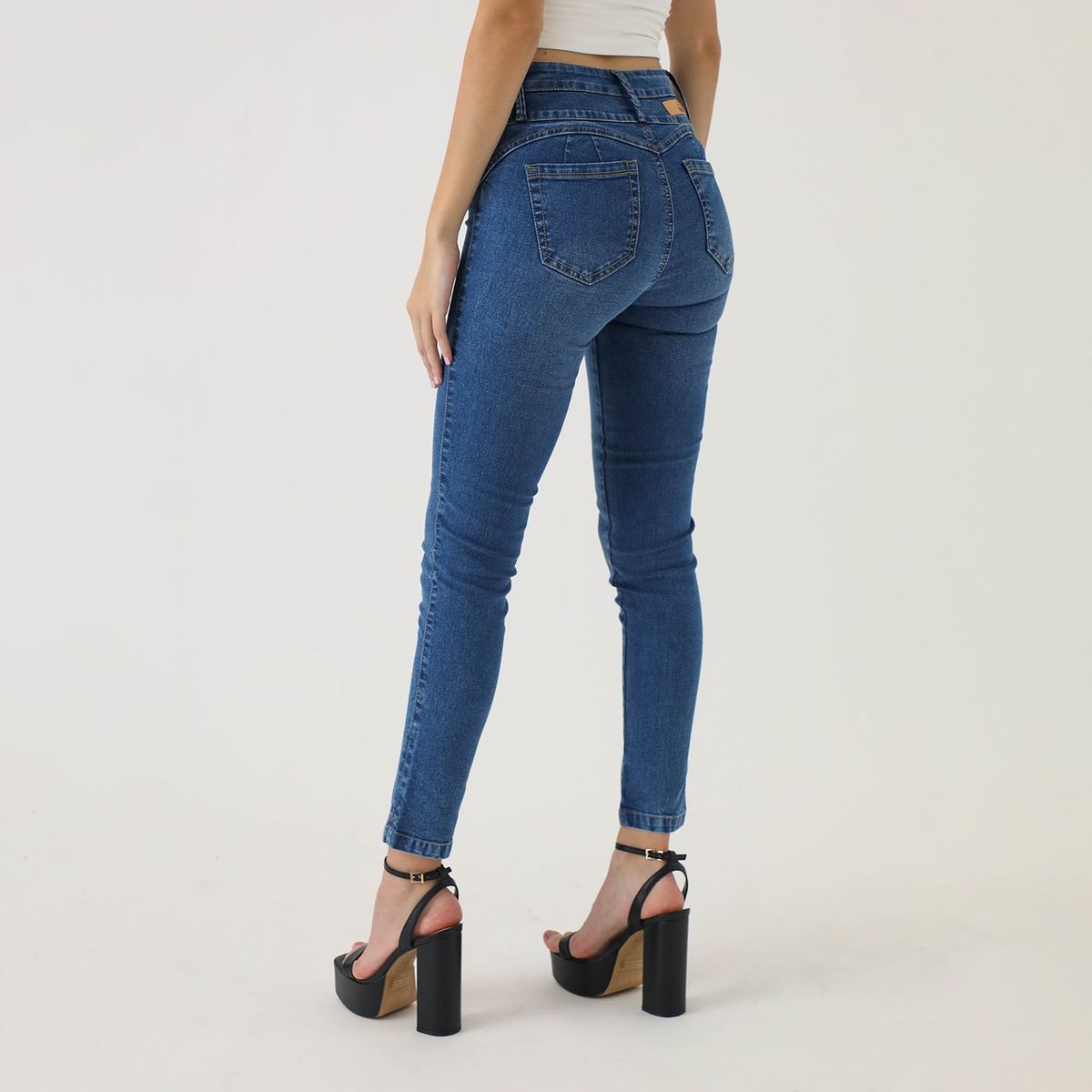 MOSSIMO - Jean Skinny Tiro Alto Mujer Mossimo