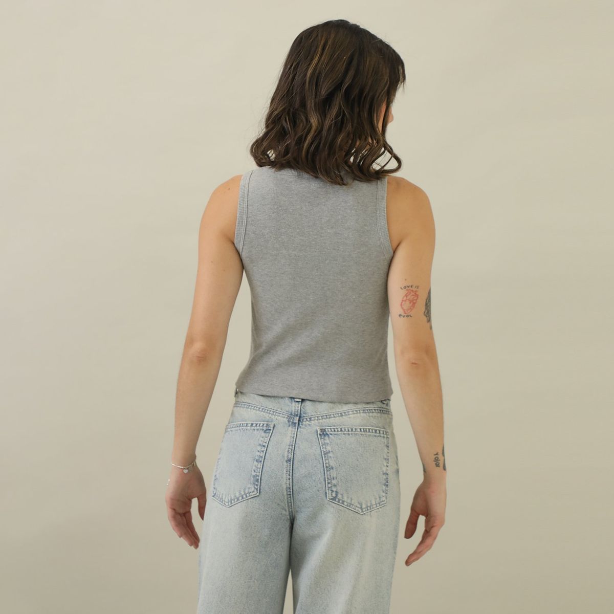 DENIMLAB - Top Sin Mangas Algodón Mujer Denimlab