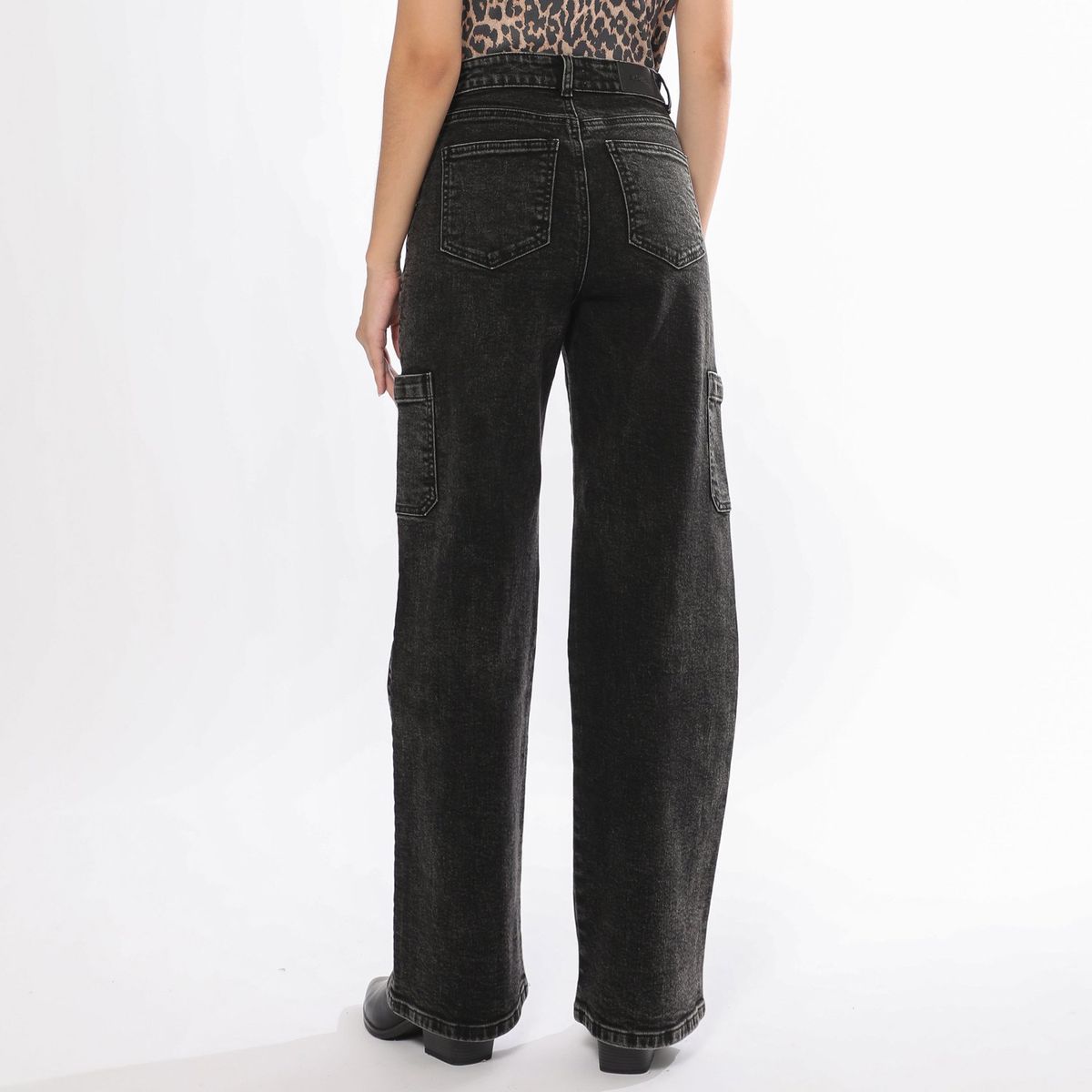 SYBILLA - Pantalón Straight Tiro Alto Mujer Sybilla