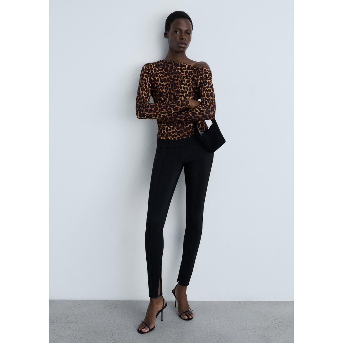 MANGO - Polo Manga Larga Casual Mujer Mango