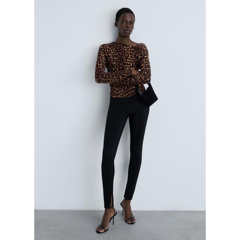 MANGO - Polo Manga Larga Casual Mujer Mango