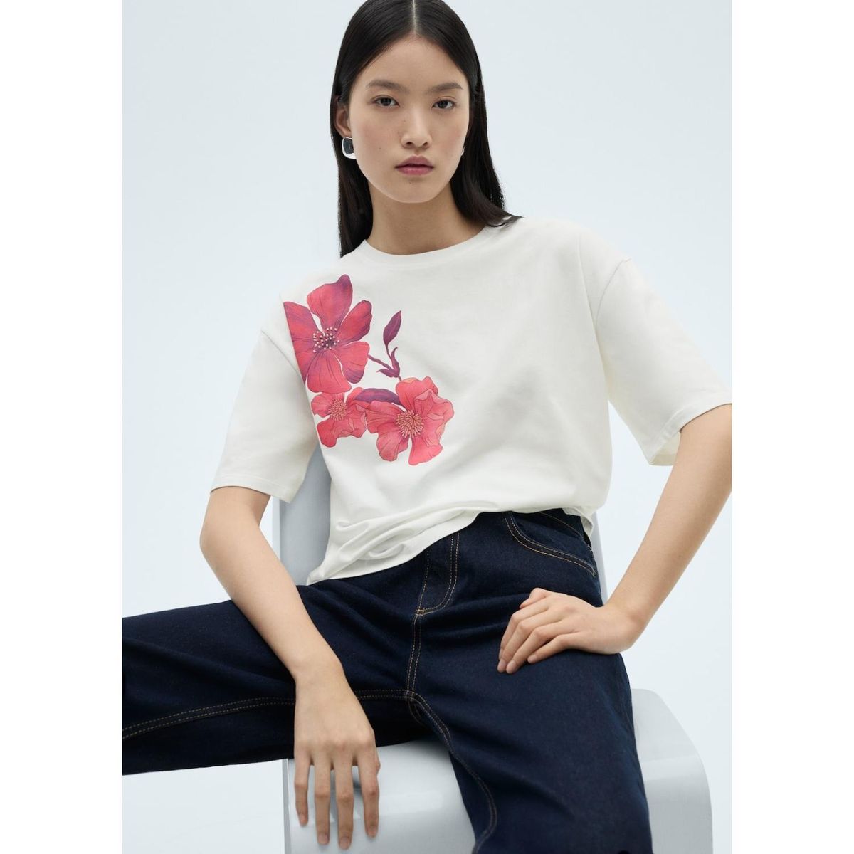 MANGO - Polo 100% Algodón Mujer Mango