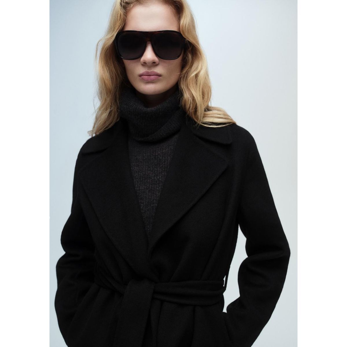 MANGO - Abrigo Oversize Mujer Mango