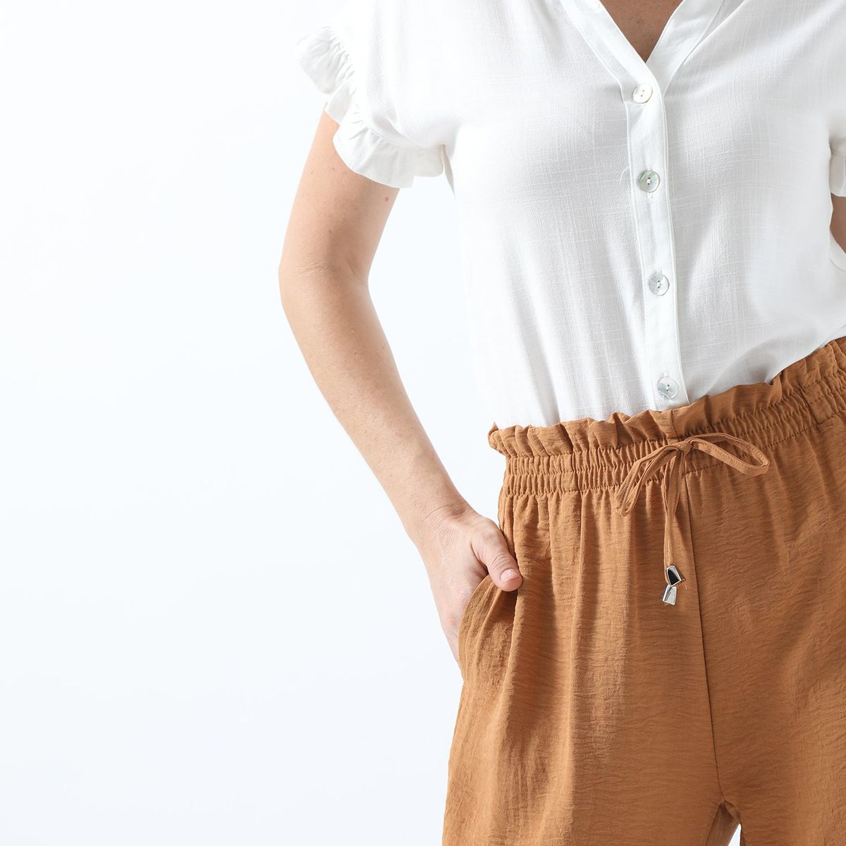 NEWPORT - Pantalón Palazzo Casual Mujer Newport