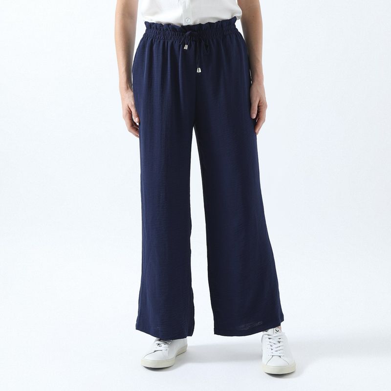 NEWPORT - Pantalón Palazzo Casual Mujer Newport