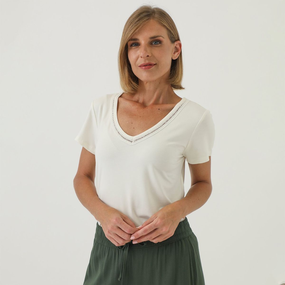 NEWPORT - Polo Manga Corta Casual Mujer Newport