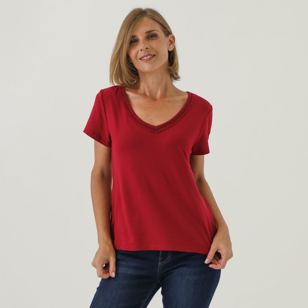 NEWPORT - Polo Manga Corta Casual Mujer Newport