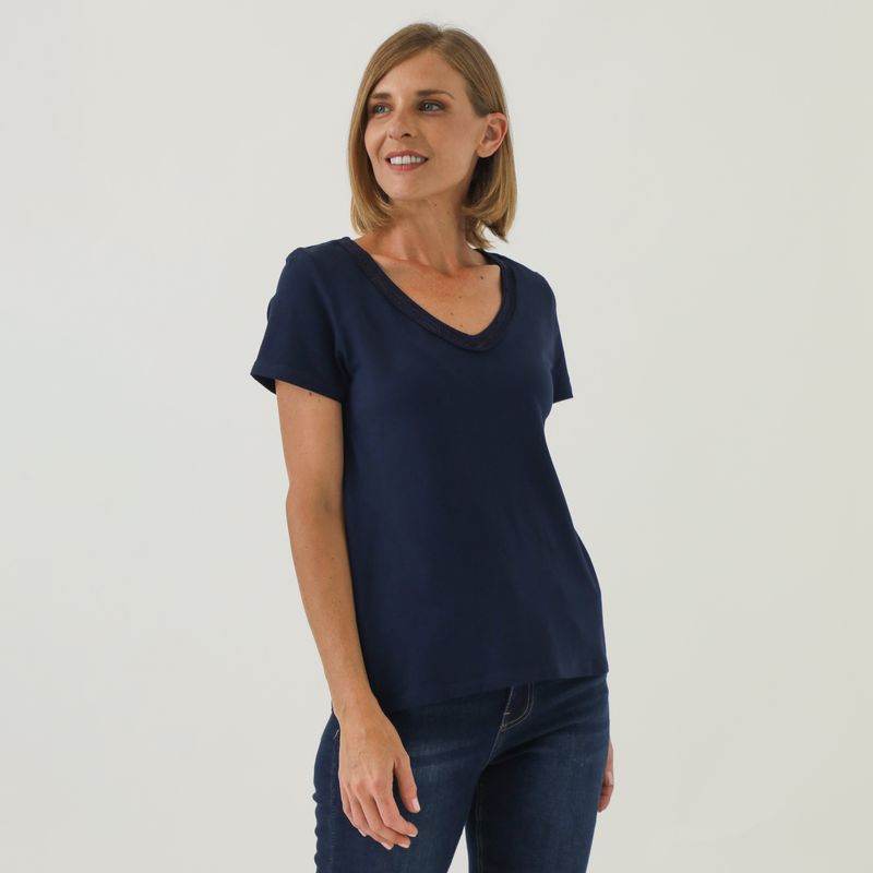 NEWPORT - Polo Manga Corta Casual Mujer Newport