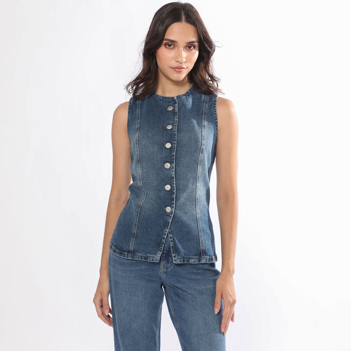 SYBILLA - Chaleco Algodón Mujer Sybilla