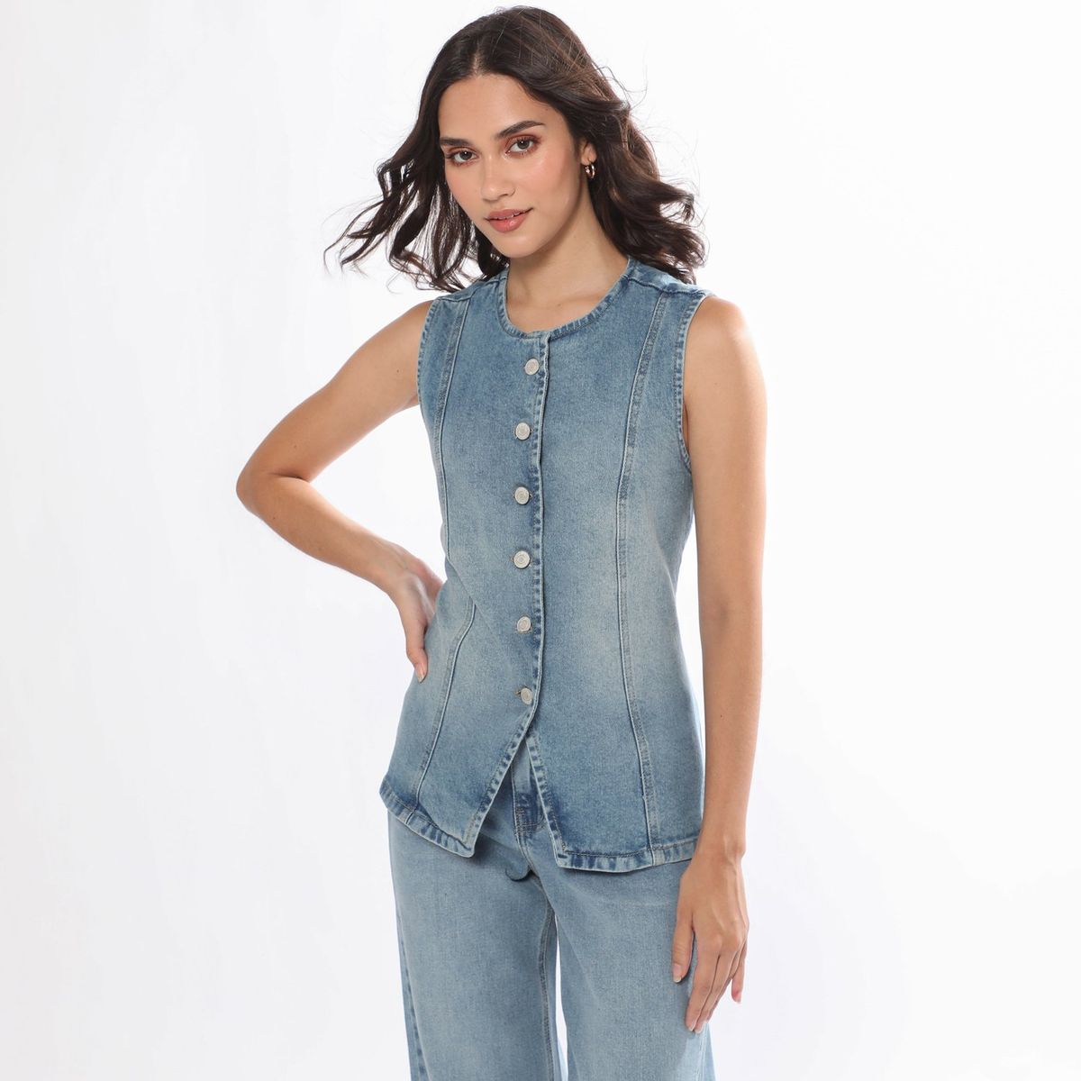 SYBILLA - Chaleco Algodón Mujer Sybilla