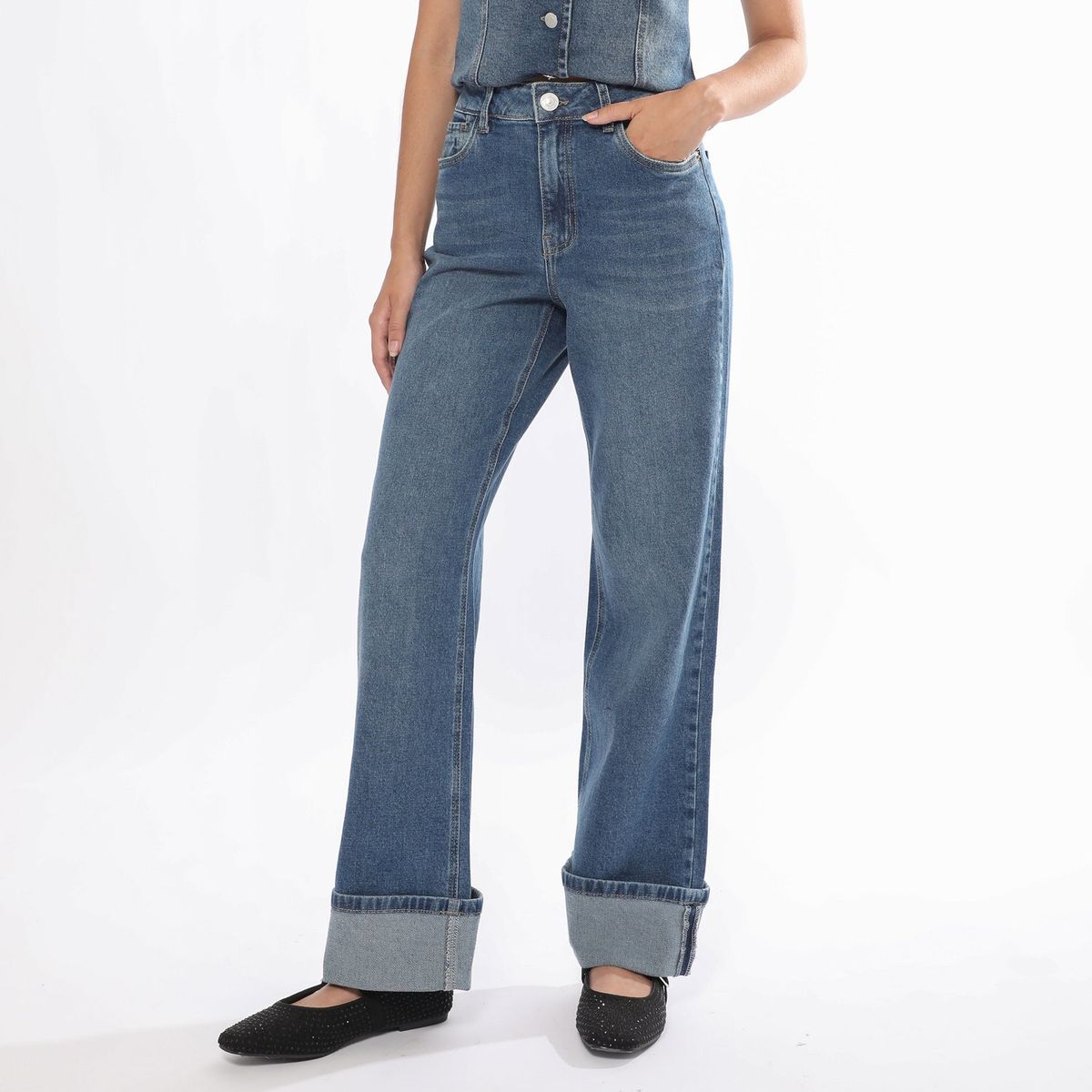 SYBILLA - Jean Straight Algodón Mujer Sybilla