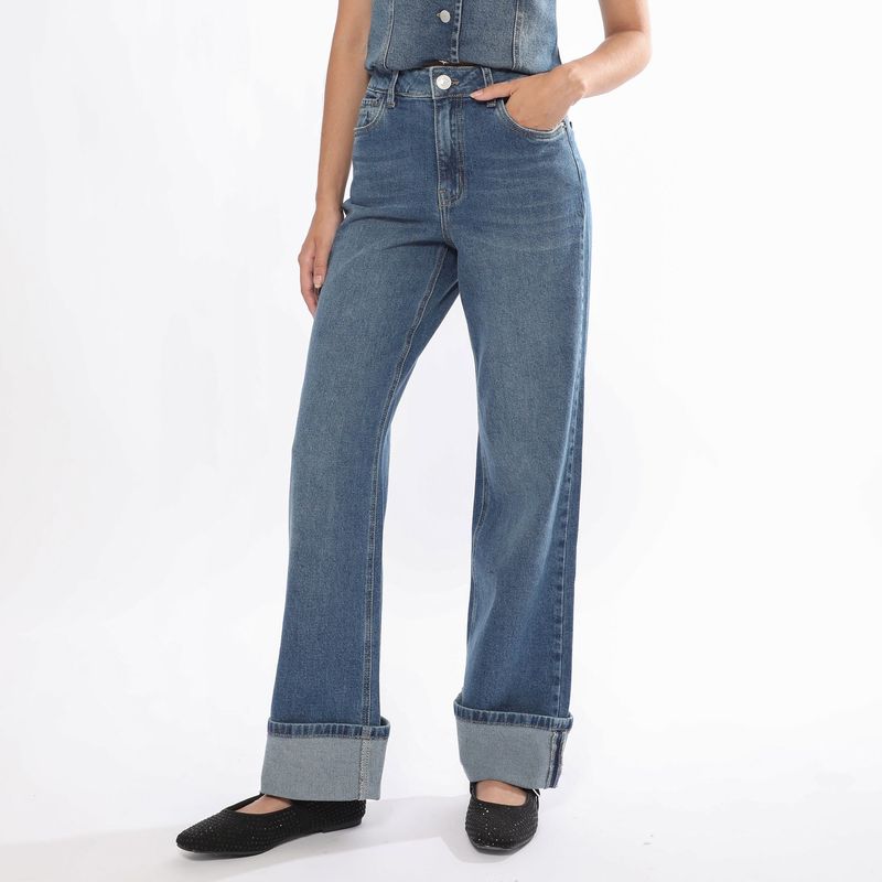 SYBILLA - Jean Straight Algodón Mujer Sybilla